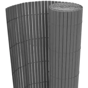 Comparateur de prix : vidaXL Clôture de jardin Double face PVC 90 x 300 cm Gris