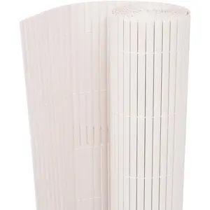 vidaXL Clôture de jardin Double face 90 x 300 cm Blanc