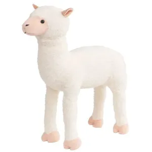 vidaXL Jouet en peluche Alpaga Blanc XXL