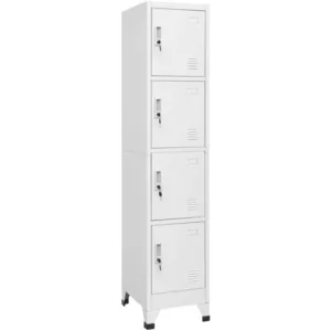 vidaXL Armoire à casier avec 4 compartiments 38x45x180 cm pas cher