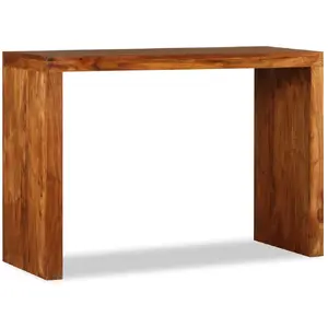 vidaXL Wandtafel 110x40x76 cm hout met honingkleurige afwerking244671 pas cher