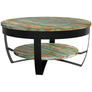 Comparateur de prix : vidaXL Table basse Bois massif de récupération 65 x 32 cm