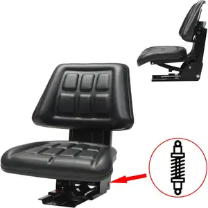 Comparateur de prix : vidaXL Siège de tracteur avec suspension Noir