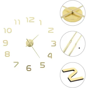 Comparateur de prix : vidaXL Horloge murale 3D Design moderne 100 cm XXL Doré