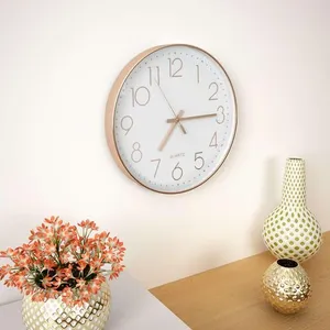 Comparateur de prix : vidaXL Horloge murale 30 cm Or rosé