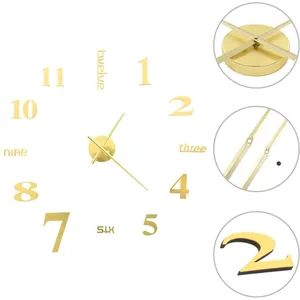 Comparateur de prix : vidaXL Horloge murale 3D Design moderne 100 cm XXL Doré