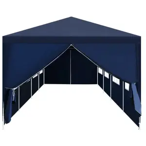 Comparateur de prix : vidaXL Tonnelle de jardin 3 x 12 m Bleu