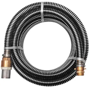 Comparateur de prix : vidaXL Tuyau d'aspiration avec raccords en laiton 10 m 25 mm Noir