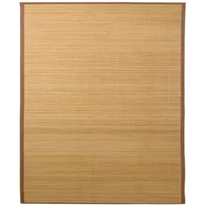 vidaXL Tapis en bambou 160x230 cm Marron pas cher