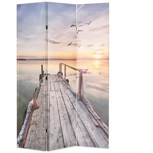 Comparateur de prix : vidaXL Cloison de séparation pliable 120 x 170 cm Lac