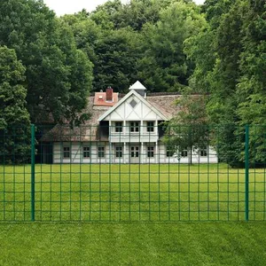Comparateur de prix : vidaXL Clôture Euro Acier 20x1 m Vert