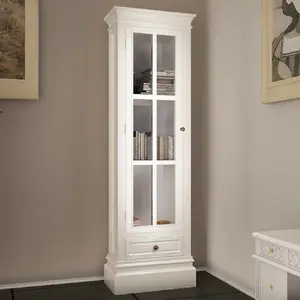 Comparateur de prix : vidaXL Meuble de bibliothèque avec 3 étagères Blanc Bois 60639