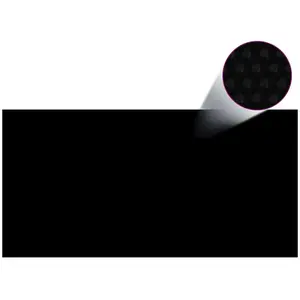 Comparateur de prix : vidaXL Film solaire de piscine PE rectangulaire flottant 10x5 m Noir
