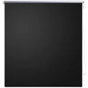 vidaXL Store enrouleur occultant 80 x 230 cm noir pas cher