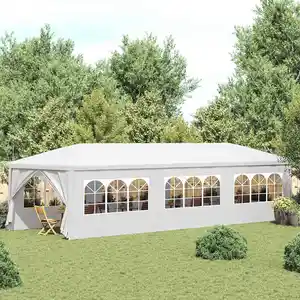 Comparateur de prix : VIDAXL Tente de Réception Blanc Tonnelle Pavillon Chapiteau de Jardin Patio