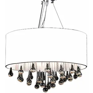 Comparateur de prix : vidaXL Lustre avec 85 cristaux Blanc