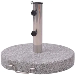 Comparateur de prix : vidaXL Pied de parasol en granit 30kg