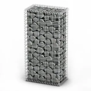 Comparateur de prix : vidaXL Panier de gabion avec couvercle Fil galvanisé 100 x 50 x 30 cm