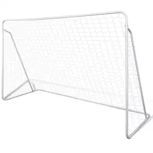 Comparateur de prix : vidaXL Vidaxl Cage De But De Football 240x90x150 Cm Acier Haute Qualité