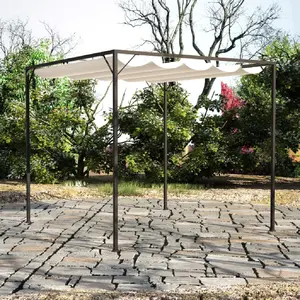 Comparateur de prix : vidaXL Chapiteau de jardin avec auvent rétractable