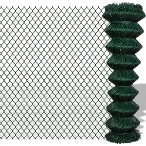 Comparateur de prix : vidaXL Clôture à mailles losangées Acier 1,5x15 m Vert