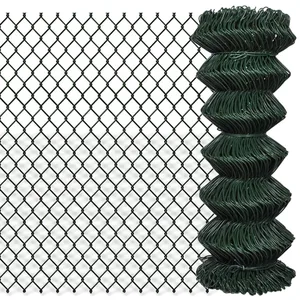Comparateur de prix : vidaXL Clôture à mailles losangées Acier 1x25 m Vert