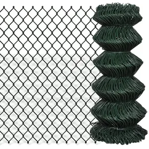 Comparateur de prix : vidaXL Clôture à mailles losangées Acier 0,8x15 m Vert