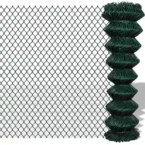 Comparateur de prix : vidaXL Clôture à mailles losangées Acier 1,5x25 m Vert