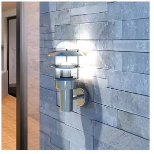 Comparateur de prix : vidaXL Lampe murale LED de patio Acier inoxydable