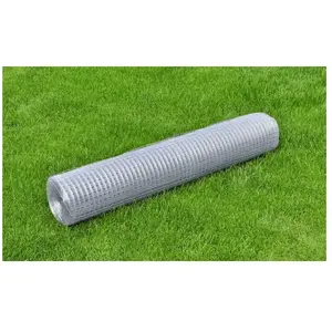 Comparateur de prix : vidaXL Grillage pour volière Acier galvanisé 25 x 1 m Argenté