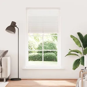 vidaXL Store plissé 100x200 cm Blanc pas cher