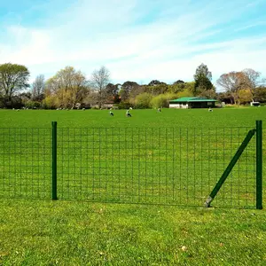 Comparateur de prix : vidaXL Clôture euro Acier 25 x 1,2 m Vert