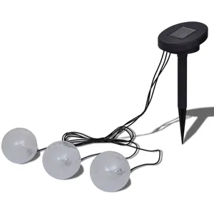 Comparateur de prix : vidaXL Boules solaires flottantes 3 LED pour étang piscine