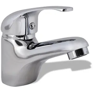 vidaXL Robinet de lavabo Chrome