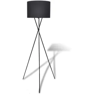 Comparateur de prix : vidaXL Lampadaire avec support haut Noir