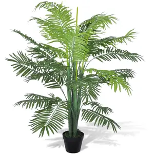 Comparateur de prix : vidaXL Palmier Phoenix artificiel avec pot 130 cm