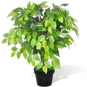Comparateur de prix : vidaXL Palmier Artificiel Plastique avec Pot 60 cm