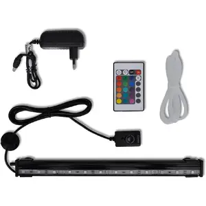 Comparateur de prix : vidaXL Lampe LED RVB de bulles submersible d'aquarium 32 cm