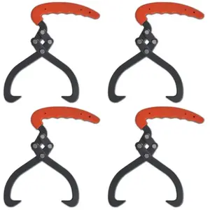 Comparateur de prix : vidaXL Pinces à bûches 4 pcs avec manche en PVC