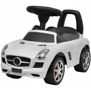vidaXL Voiture blanche pour enfants Mercedes Benz pas cher
