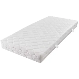 vidaXL Matelas avec housse lavable 200 x 90 x 17 cm pas cher