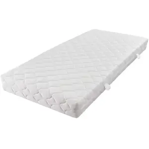 vidaXL Matelas avec housse lavable 200 x 120 x 17 cm