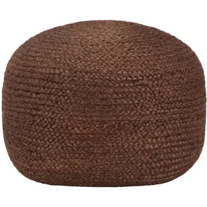 Comparateur de prix : Pouf fait à la main Marron 40 x 45 cm Jute vidaXL