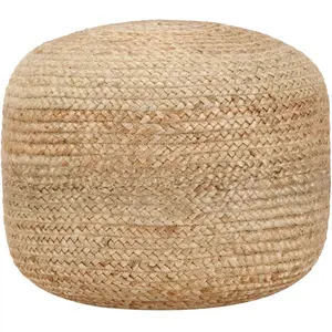 Comparateur de prix : vidaXL Pouf fait à la main 45 x 30 cm Jute