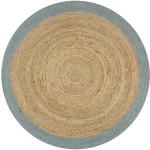 Comparateur de prix : vidaXL Tapis fait à la main Jute avec bord vert olive 150 cm