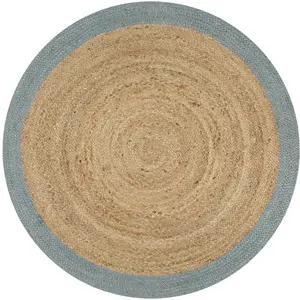 Comparateur de prix : vidaXL Tapis fait à la main Jute avec bord vert olive 90 cm
