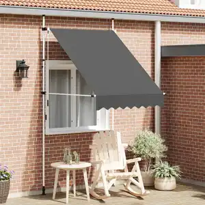 Comparateur de prix : vidaXL Auvent manuel rétractable 150 cm Anthracite