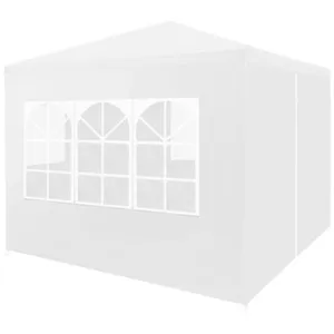 vidaXL Tente de réception 3 x 3 m Blanc pas cher
