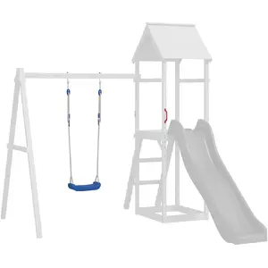 vidaXL Sièges de balançoire avec cordes 2 pcs bleu 37x15 cm PEVendu parvidaxl