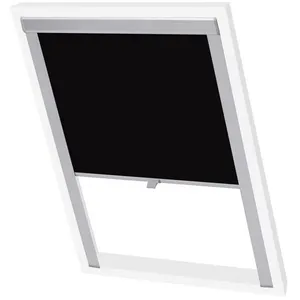 vidaXL Store occultant roulant Noir CK04 pas cher